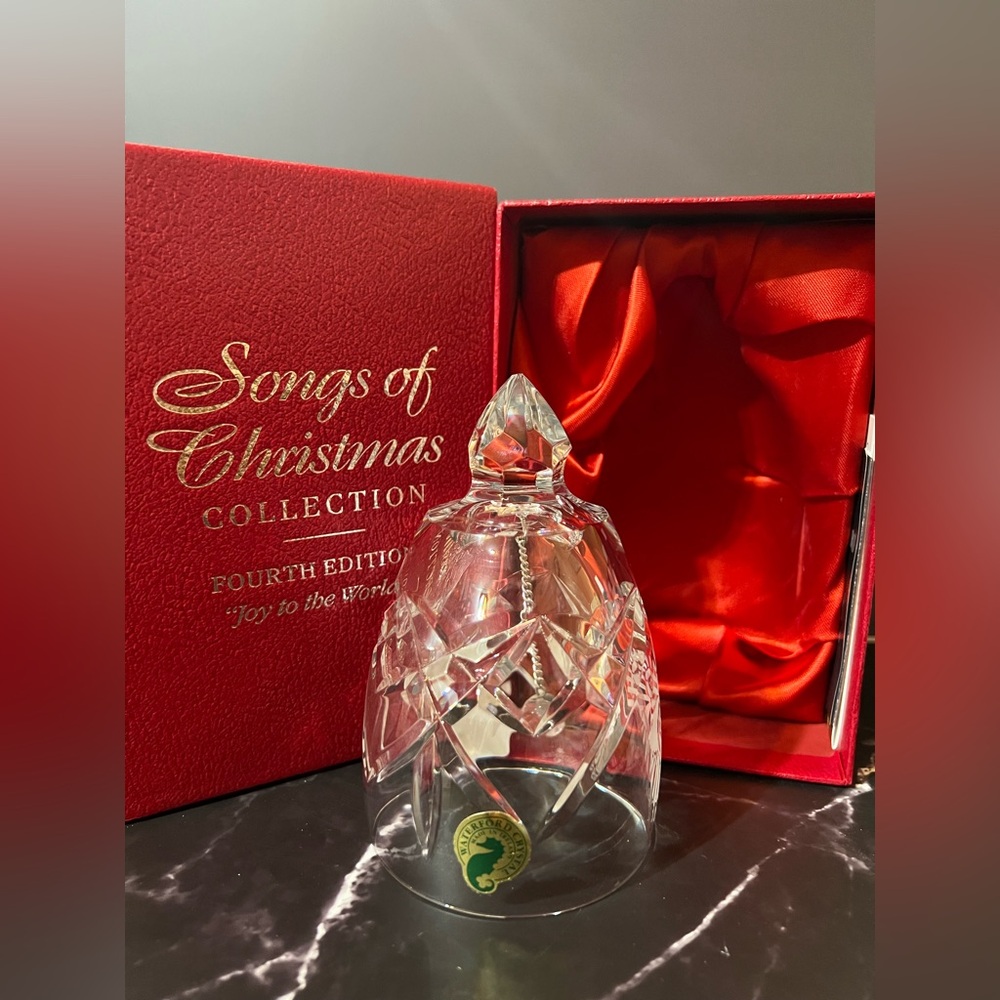 Vintage Waterford Crystal Songs of Christmas "Joy to the World" Bell